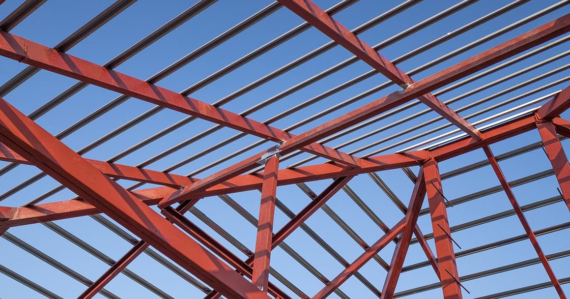 steel-construction-frame-red